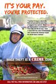 Farm Workers - It's your pay, You're protected.